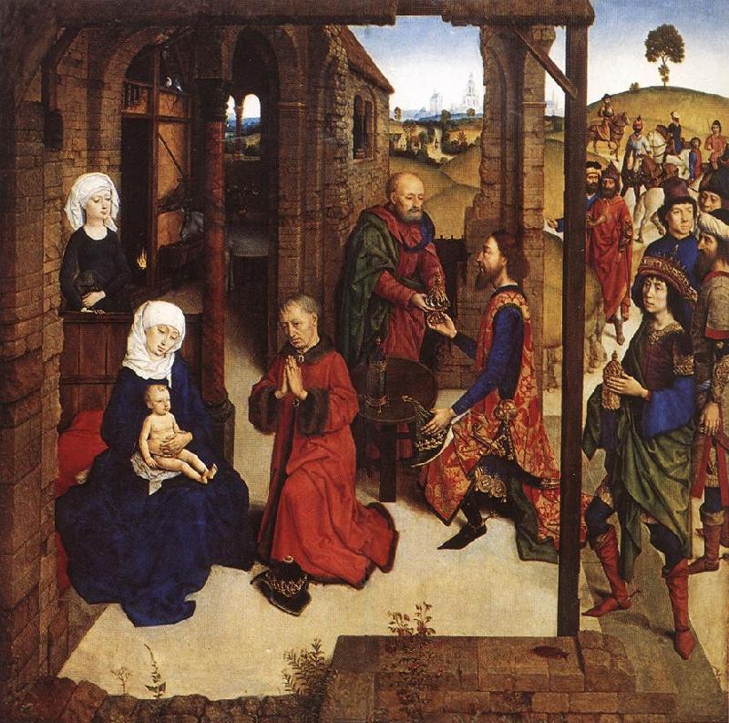 Dieric Bouts The Adoration of  the Magi oil painting picture
